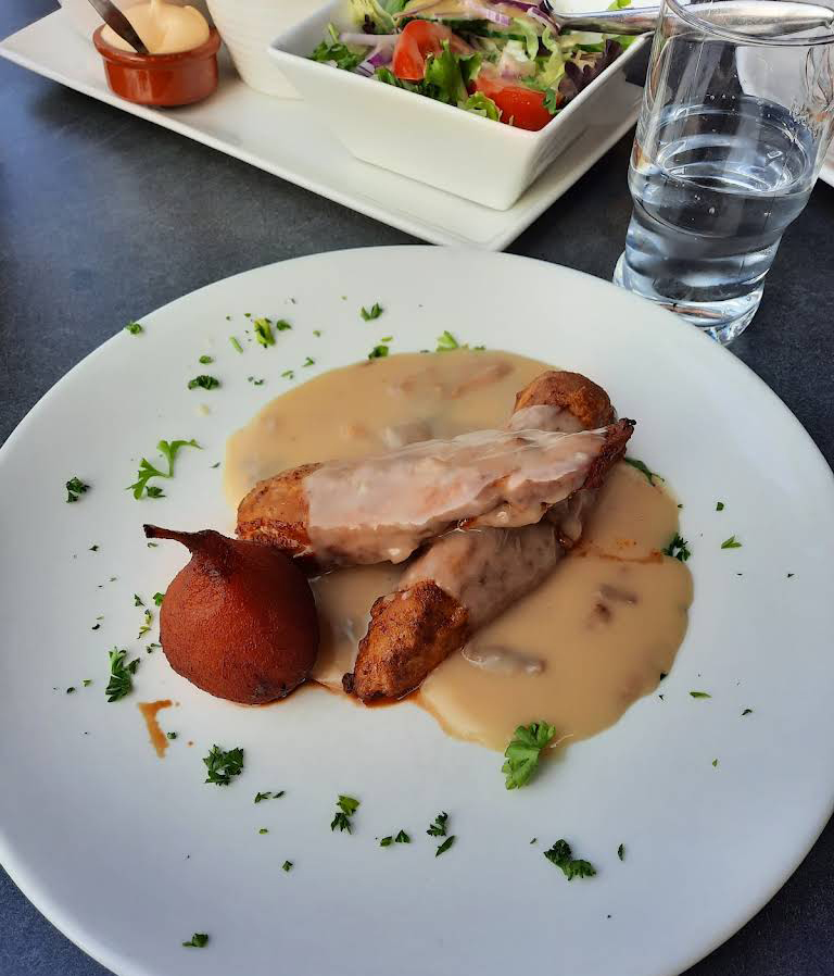 Klassieke Hamburger van Brasserie De Aanleg in Vroomshoop